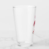 Vintage Rosa Flamingo Glas (Rechts)