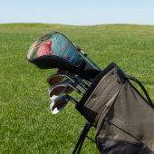 Vintage rosa Flamingo Golf Kopfbedeckung Headcover (In SItu)
