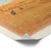 Vintage Rosa Flamingo Illustration (1889) Poster (Ecke)