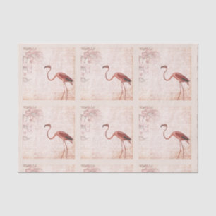 Vintage Rosa Flamingo Seidenpapier