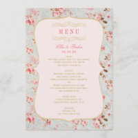 Vintage Rosa Gold Blumengarten Hochzeit Party
