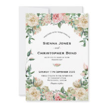 Vintage-Rosa-Hochzeit