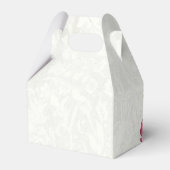 Vintage Rosa Hochzeiten Rose Geschenkschachtel (Rückseite)