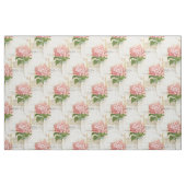 Vintage rosa Hortensien französischer Ephemera-Sto Stoff (Fat Quarter (45,7 x 55,9 cm))