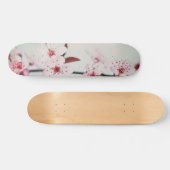 Vintage rosa Kirschblüten Skateboard (Horizontal)