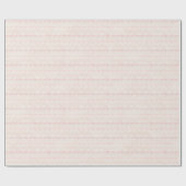 Vintage Rosa Koketten-Geschenkpapier Geschenkpapier (Flach)