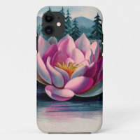 Vintage Rosa Lotus-Blume