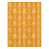 Vintage rosa Mackintosh Style Rose Cluster Muster Tischdecke (Vorderseite)