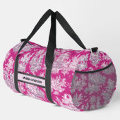 Vintage Rosa-Magentoilette Duffle Bag (Rechte Ecke)