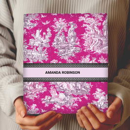 Vintage Rosa-Magentoilette Geschenkpapier Set