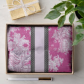 Vintage Rosa-Magentoilette Seidenpapier (Geschenk)