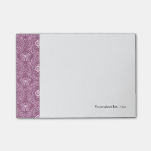 Vintage-Rosa-Muster Post-it Klebezettel