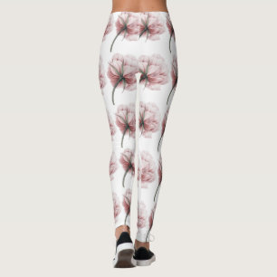 Vintage rosa Pfirsiche, elegant, schick, schön, r Leggings