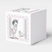 Vintage Rosa Princess Babydusche Geschenkschachtel (Vorderseite)