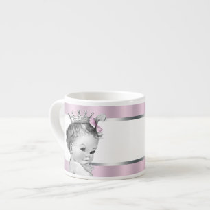 Vintage Rosa Prinzessin Babytassen Espressotasse