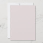 Vintage Rosa Ribbons Einladung zur Hochzeit (Rückseite)