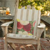 Vintage Rosa Rosa Gelbe Rosen Kissen (Stuhl)