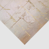 Vintage Rosa-Rosa-Rose Alte Buchstabendekoupage Seidenpapier (Ausschnitt)