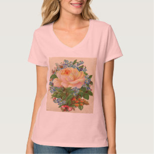 Vintage rosa Rose, alles- Gute zum T-Shirt