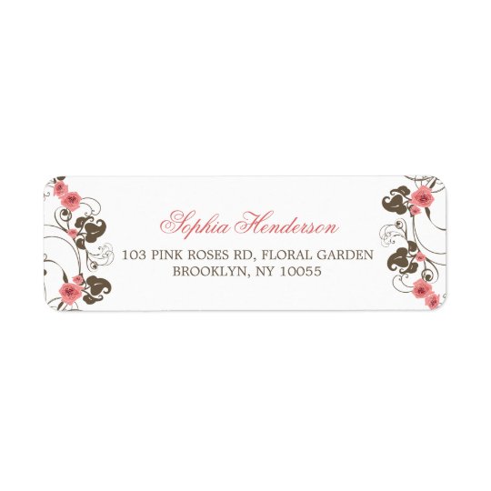 Vintage rosa Rosen Fleur