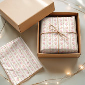 Vintage rosa Rosen  Seidenpapier