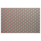 Vintage rosa Rosen und Hahnentrittmustermuster Stoff (Fat Quarter (45,7 x 55,9 cm))