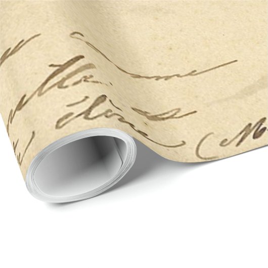 Vintage Rosa Roses Geschenkpapier (Rolleneckpunkt)