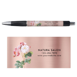 Vintage-Rosa-Salon-Geschäfts-Promo-Roségold  Kugelschreiber