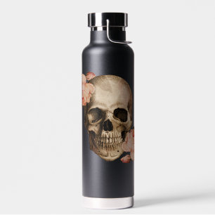 Vintage Rosa Schädelflasche Wasser Flasche