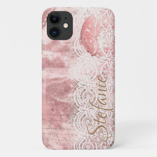 Vintage rosa Schnürsenkel (Schmetterling) Case-Mate iPhone Hülle