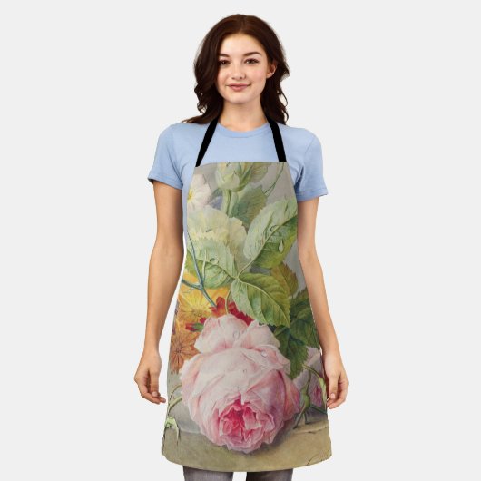 Vintage Rosa-Schürze Schürze (Getragen)