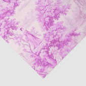 Vintage Rosa Toile Seidenpapier (Detail)