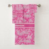 Vintage Rosa-Tube Badhandtuch Set (Insitu)