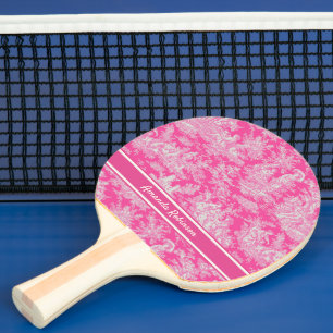 Vintage Rosa-Tube Tischtennis Schläger