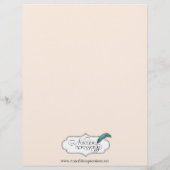 Vintage Rosa und Robin Wedding Menu (Rückseite)