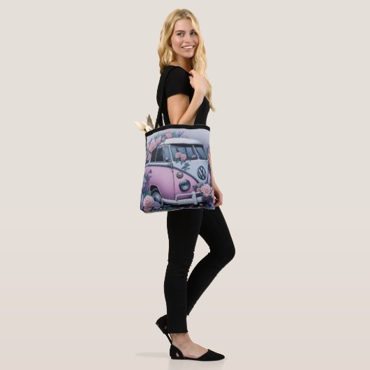 Vintage rosa VW-Bus Tasche (Am Model)