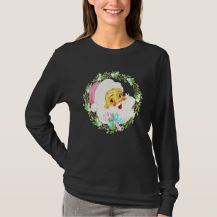 Vintage Rosa Weihnachtsmann Rosa Weihnachten T-Shirt