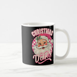 Vintage Rosa Weihnachtsmann Rosa Weihnachtsstimmun Kaffeetasse