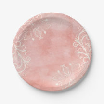 Vintage Rosa & Weiß Spitze Blumen Shabby Chic