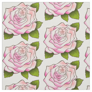 Vintage Rosa Zeichnend Stoffe