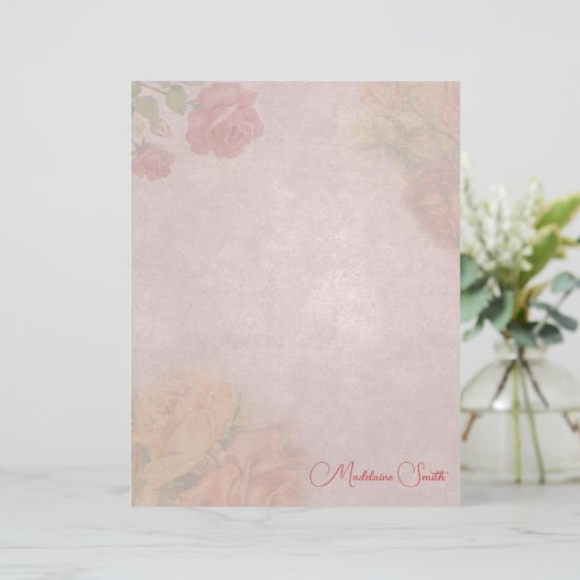 Vintage Rose (Stehend Vorderseite)