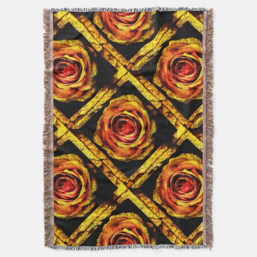 VINTAGE ROSE 1 DECKE (Vorderseite Vertikal)