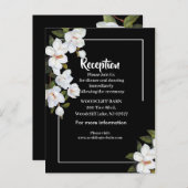 Vintage Rose Ankündigungspostkarte (Vorne/Hinten)