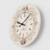 Vintage Rose Antike Uhr (Winkel)