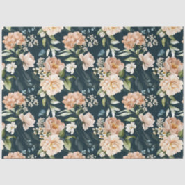 Vintage Rose Aqua Decoupage Seidenpapier
