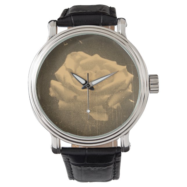 Vintage Rose Armbanduhr (Vorderseite)