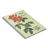 Vintage Rose Art Prayer Journal Notizblock (Rechte Seite)