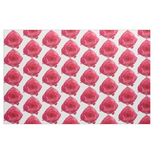 Vintage Rose auf Baumwollgewebe Stoff (Fat Quarter (45,7 x 55,9 cm))