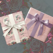 Vintage Rose aus der Antike Geschenkpapier