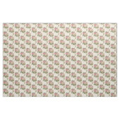 Vintage Rose aus Rosa und Creme Stoff (Yard (91,4 cm))